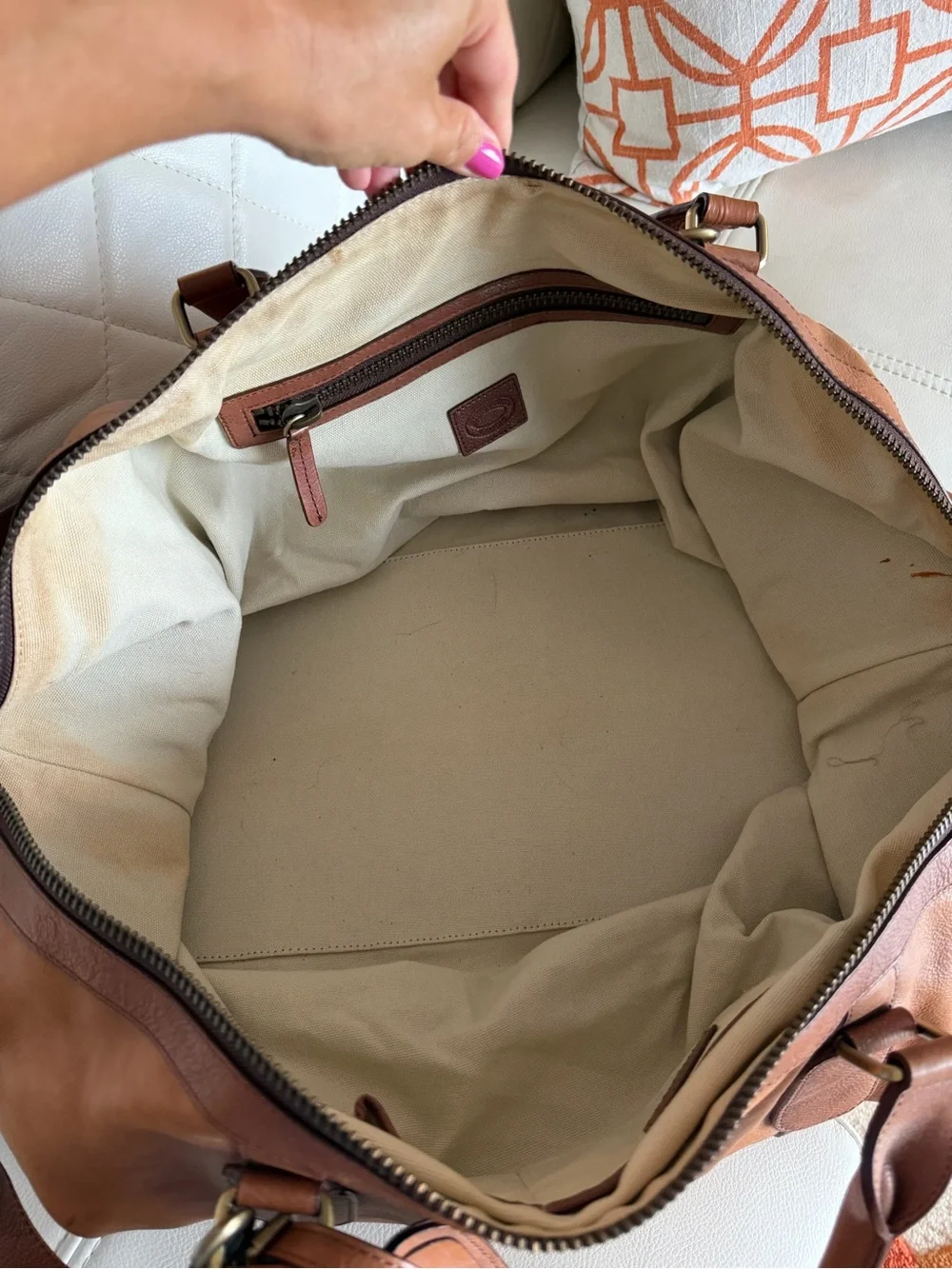 Brooks Brothers patina cognac
